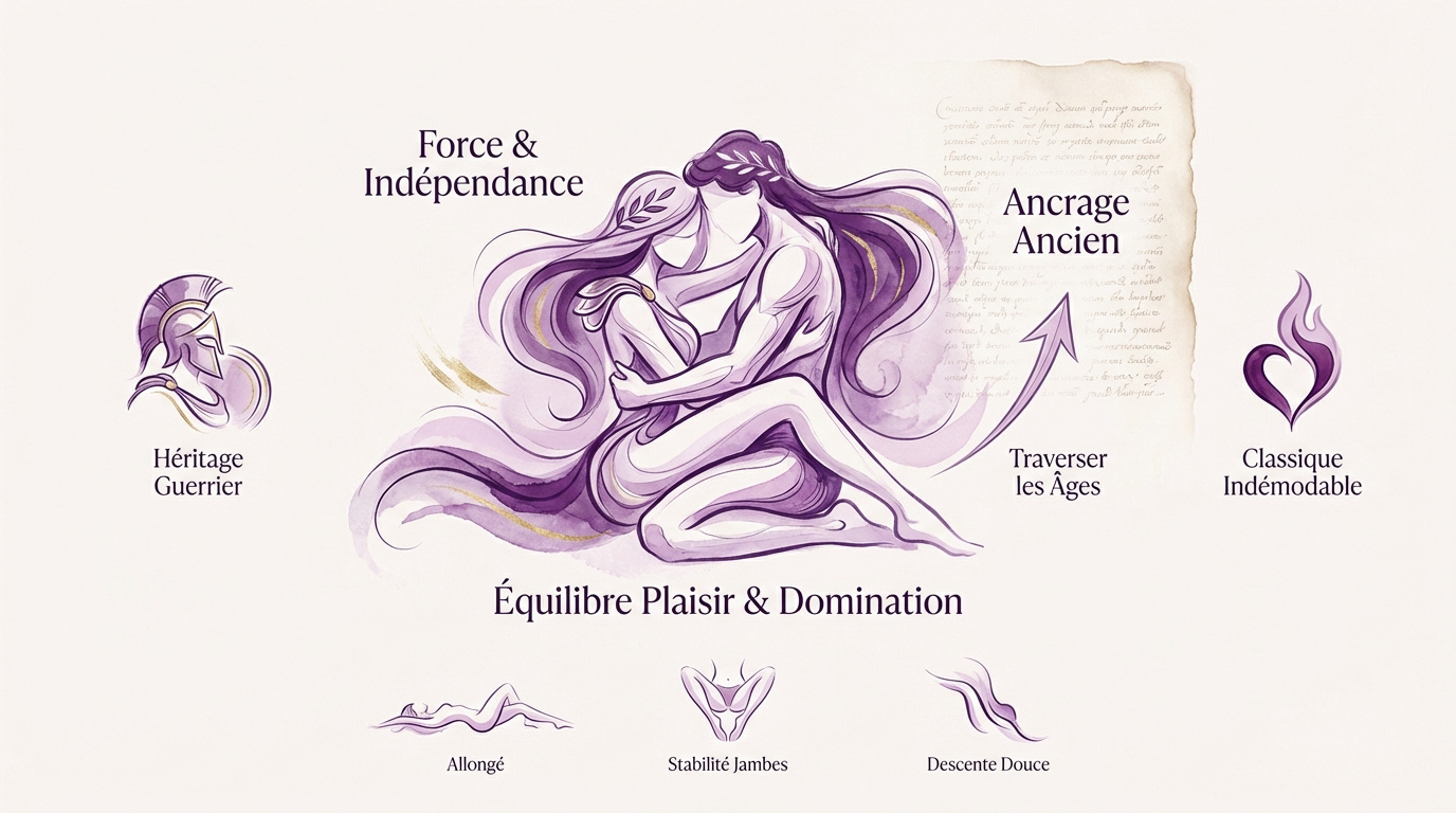 Couple enlacé symbolisant la force et l'indépendance dans l'intimité